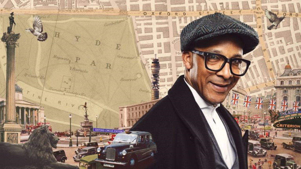 Backdrop for Jay Blades The West End Through Time