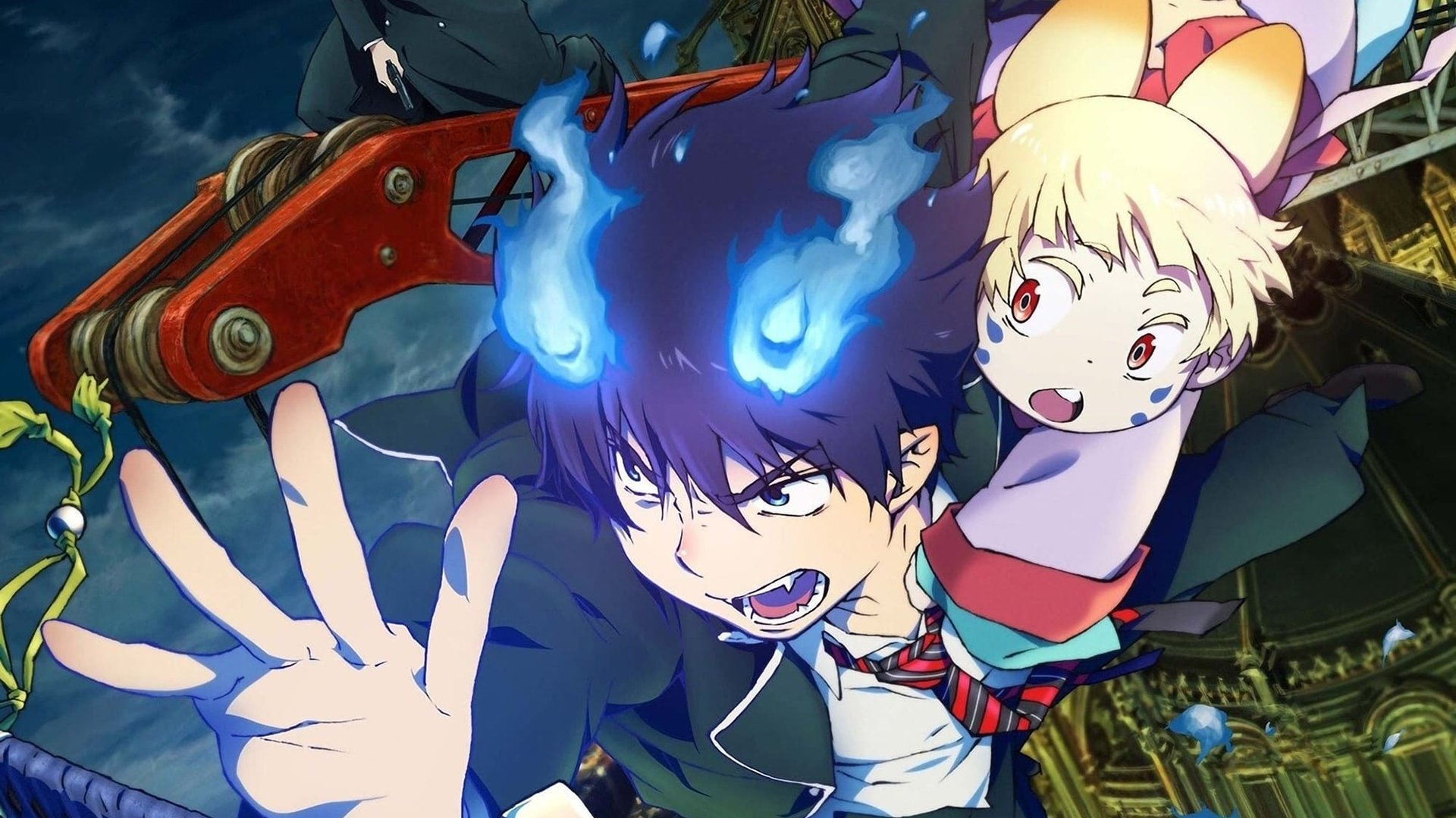 Backdrop for Blue Exorcist: The Movie