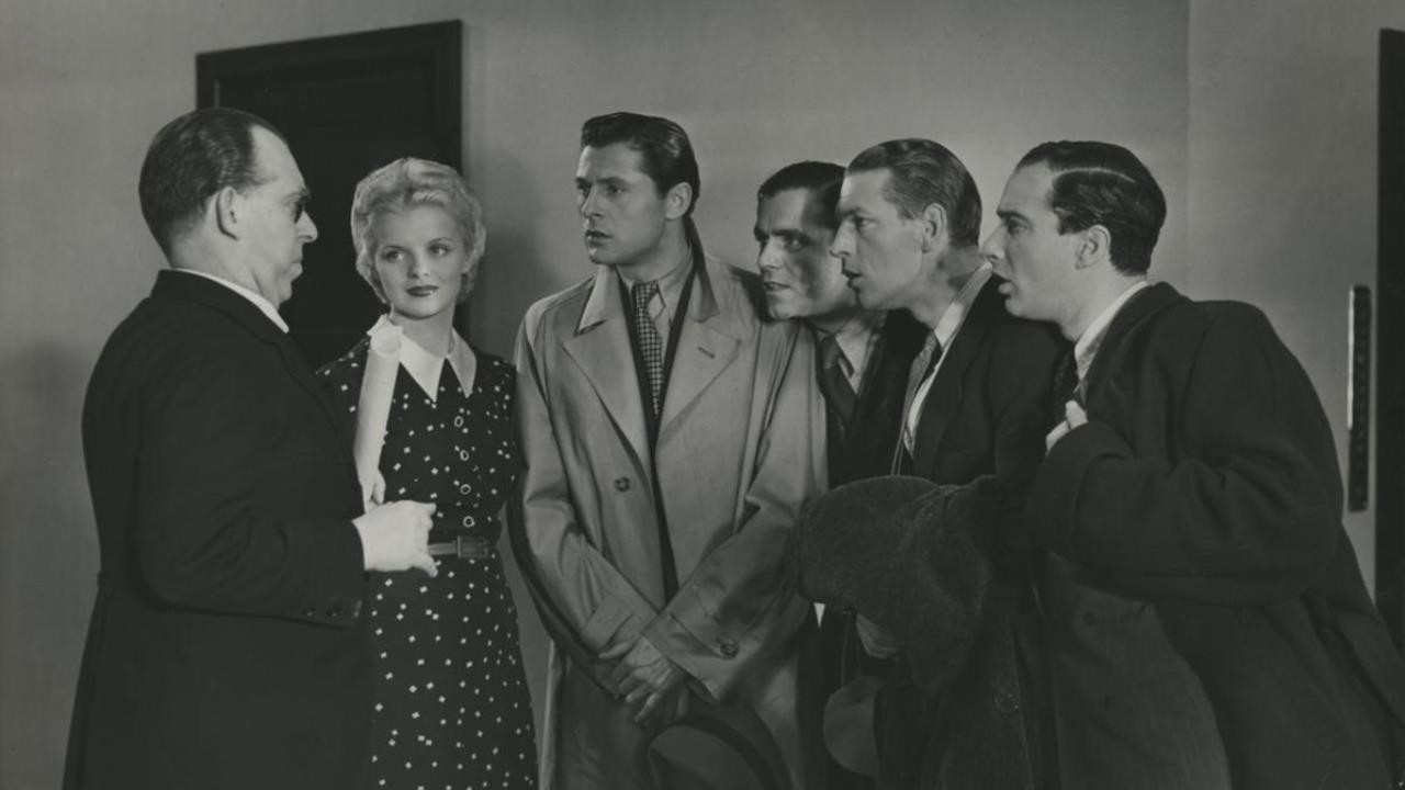 Backdrop for De tre måske fire