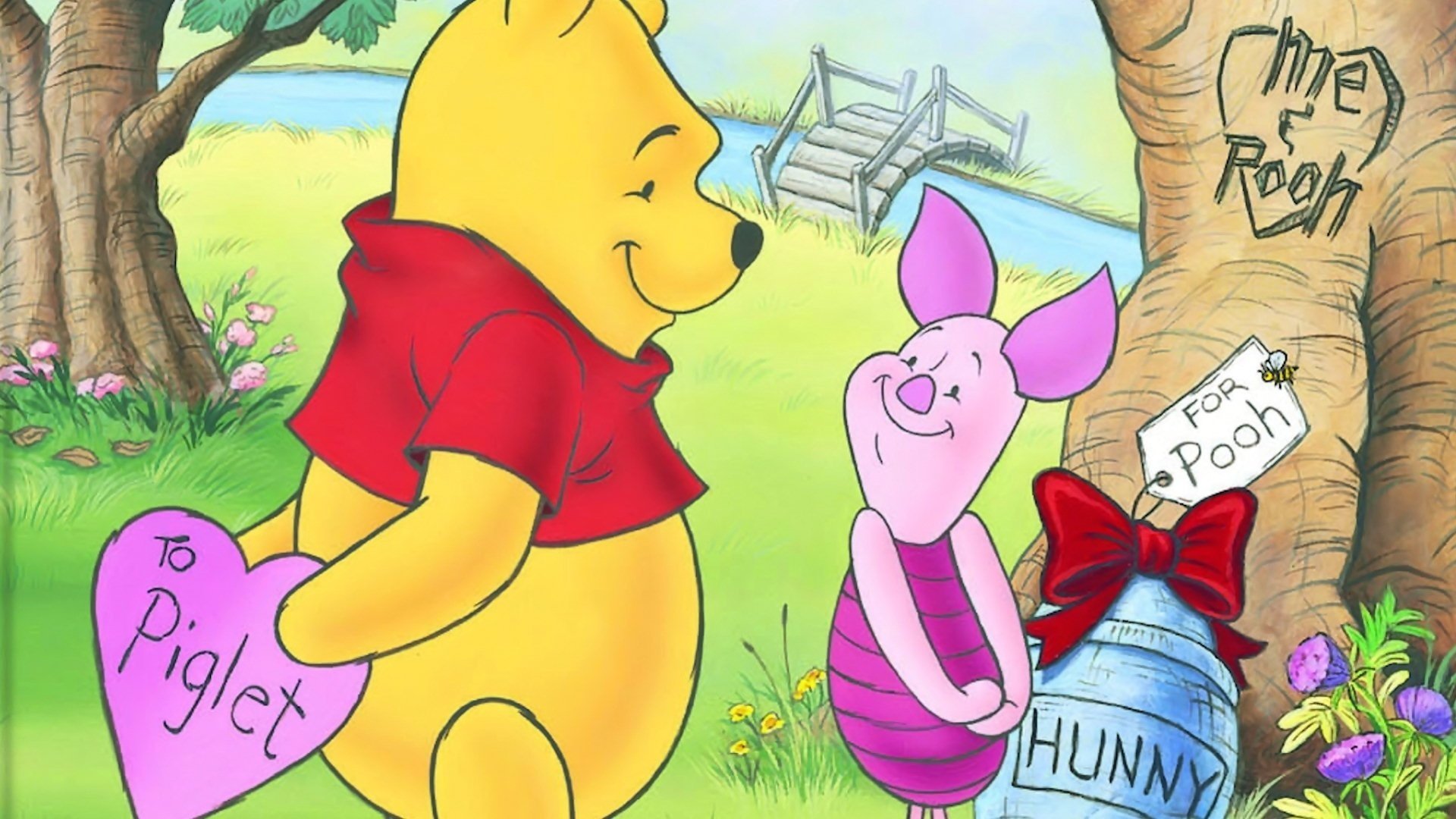 Backdrop for The Magical world of Winnie the Pooh : Growing up with Pooh