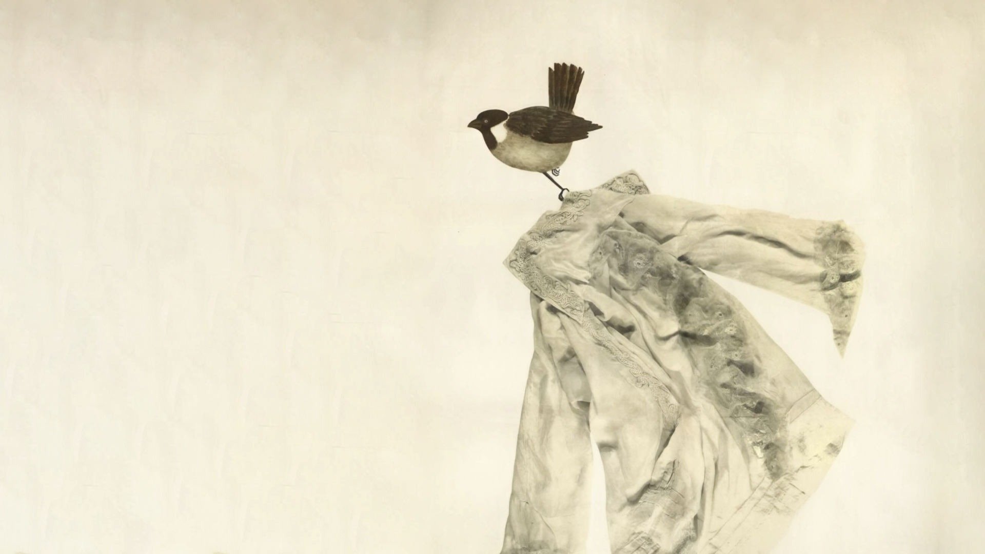 Backdrop for Migrating Sparrows