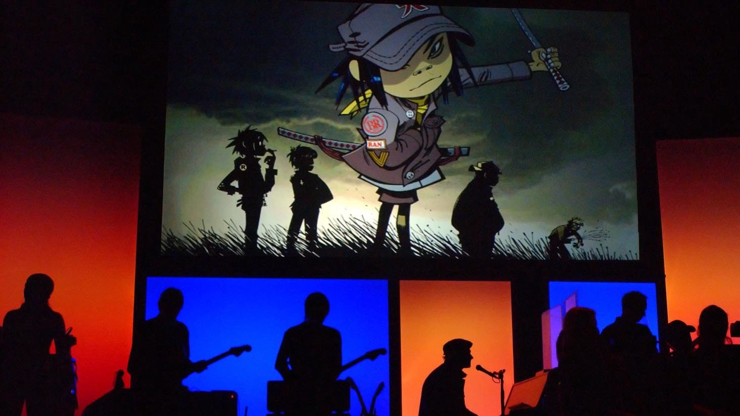 Backdrop for Gorillaz: Demon Days Live at the Manchester Opera House