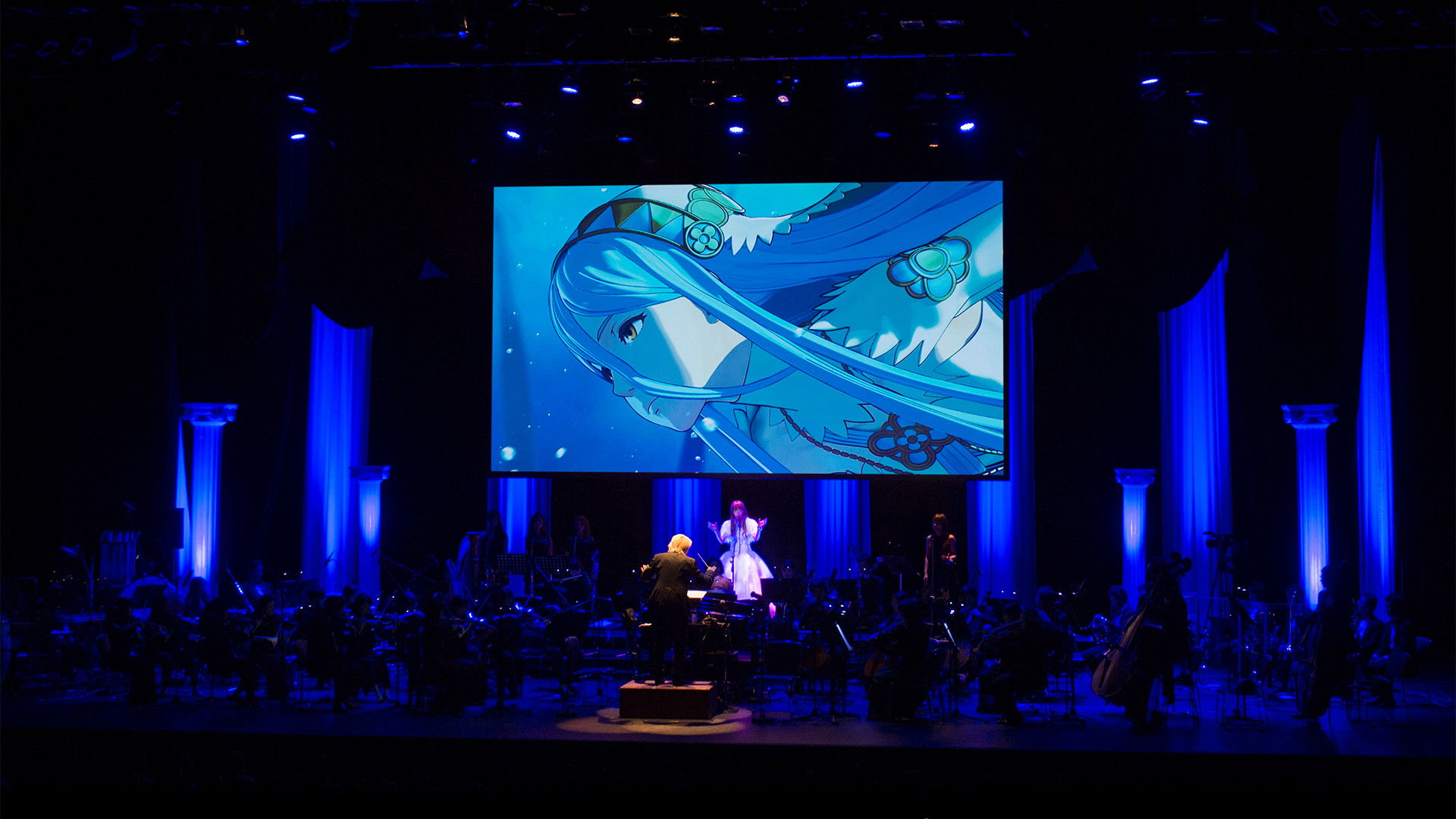 Backdrop for Fire Emblem Festival Love & Courage 25th Anniversary Concert