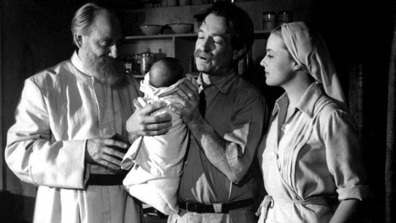 Backdrop for Dr. Schweitzer