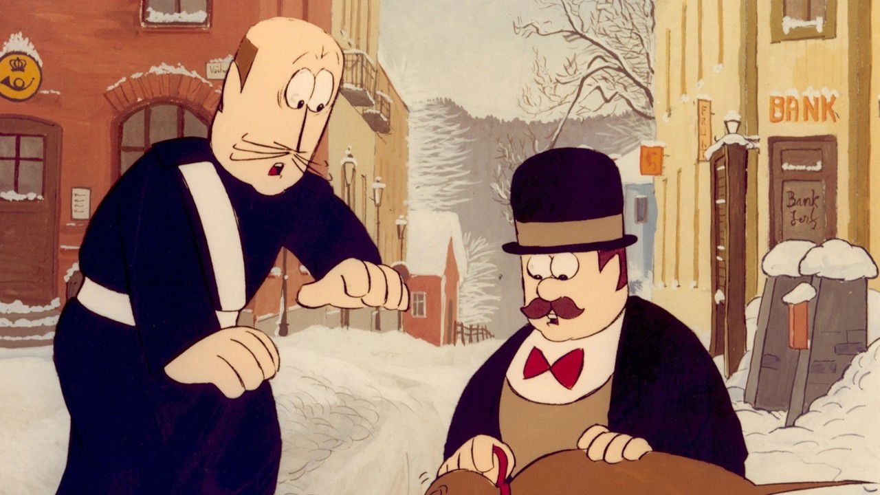 Backdrop for Agaton Sax and the Bykoebing Village Festival