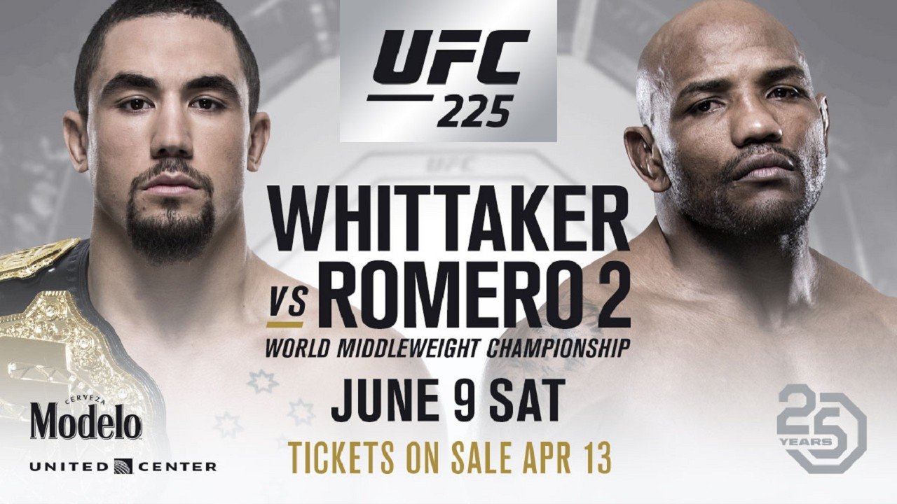 Backdrop for UFC 225: Whittaker vs. Romero 2