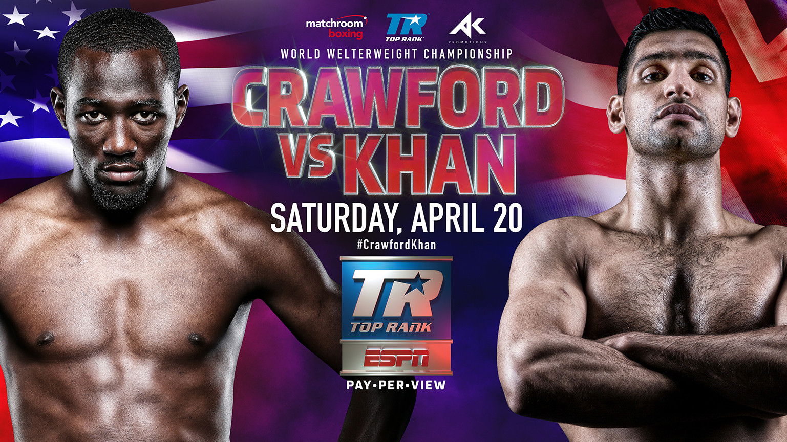 Backdrop for Terence Crawford vs. Amir Khan