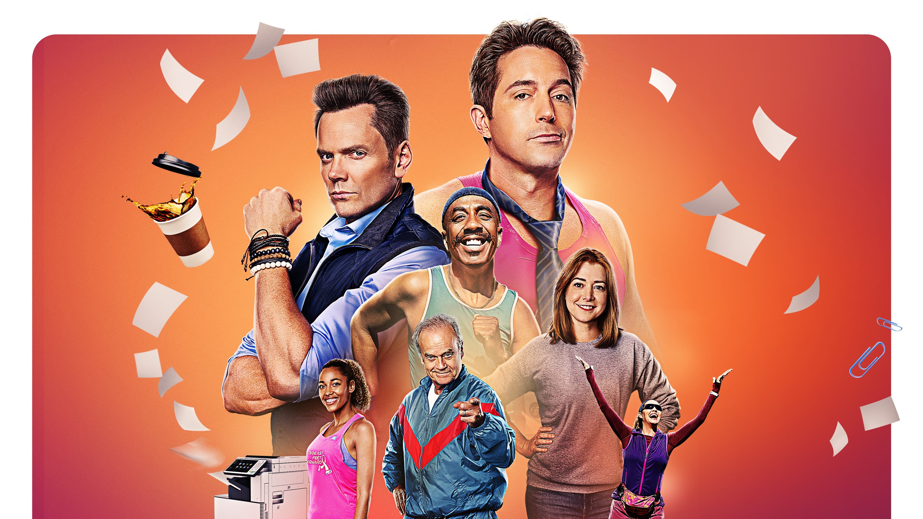 Backdrop for Office Race