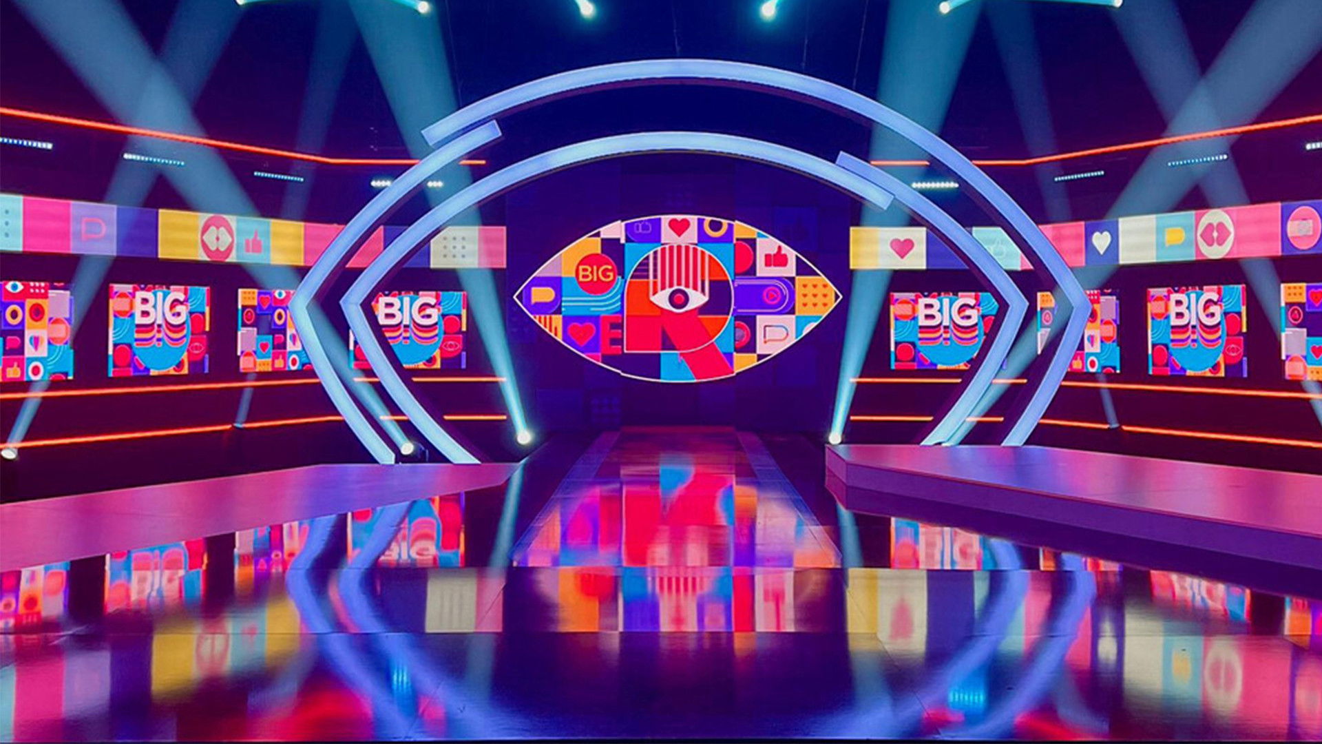 Backdrop for Big Brother Bulgaria