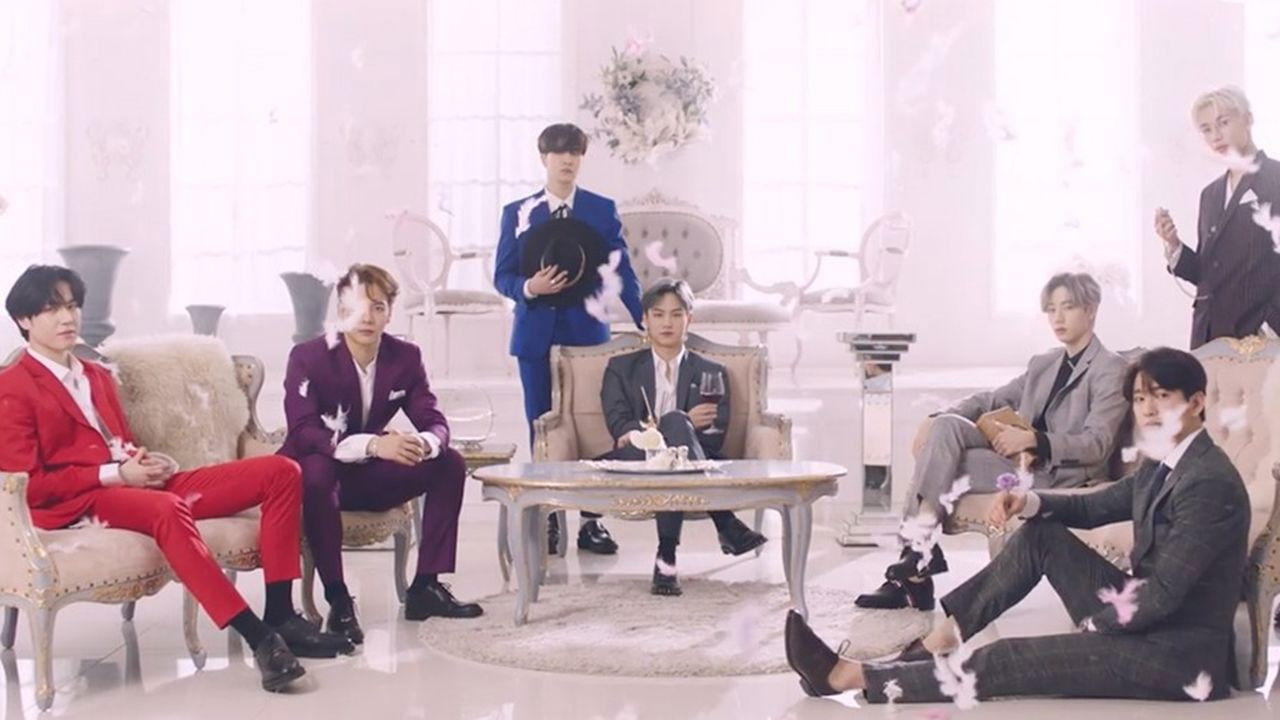 Backdrop for GOT7's Hard Carry