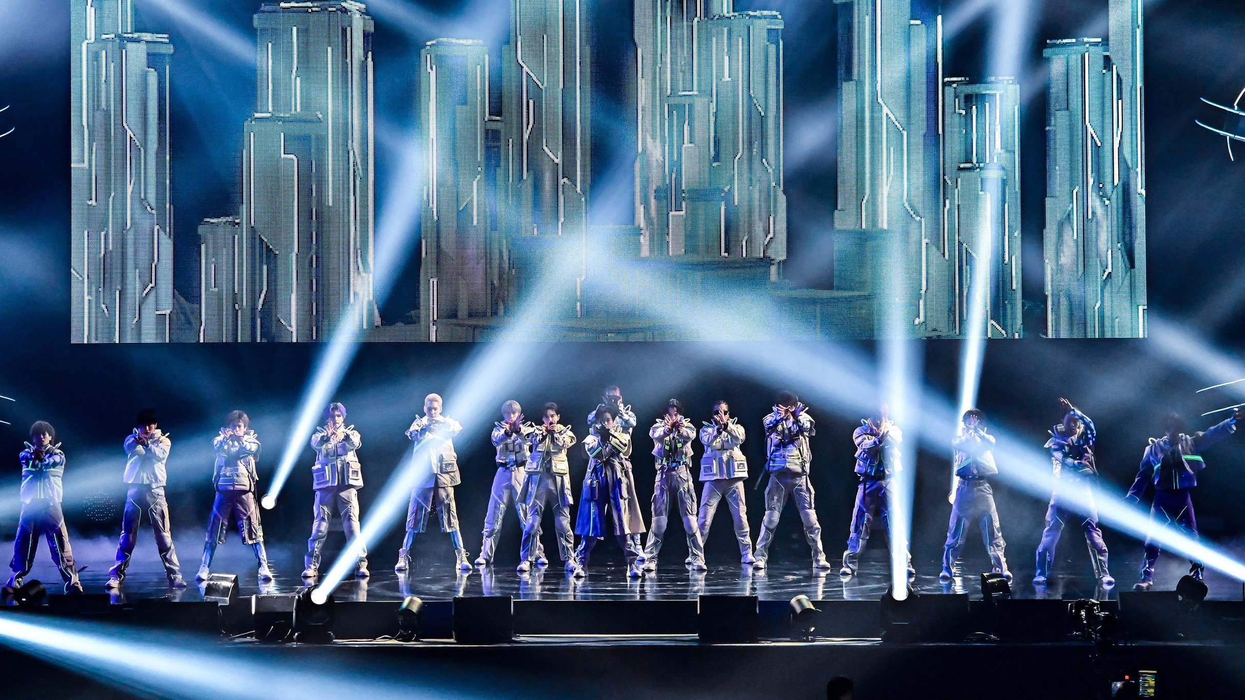 Backdrop for THE RAMPAGE LIVE TOUR 2024 CyberHelix