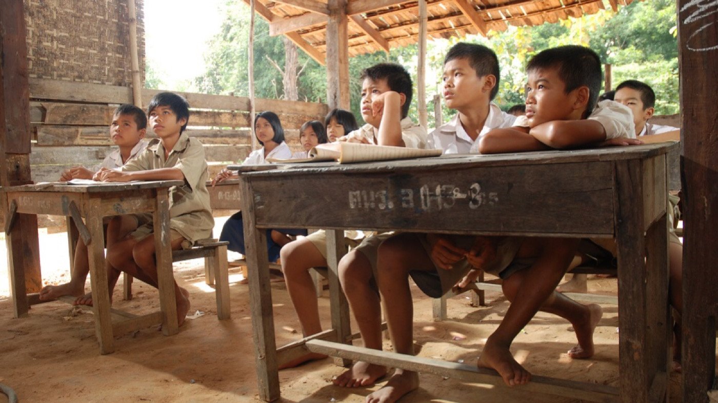 Backdrop for The Country Teacher of Ban Nong He Yai
