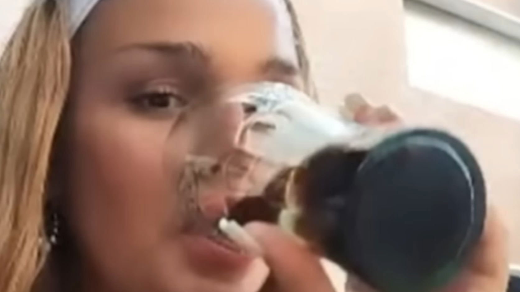 Backdrop for Triana Marrash and Cata land in the slammer