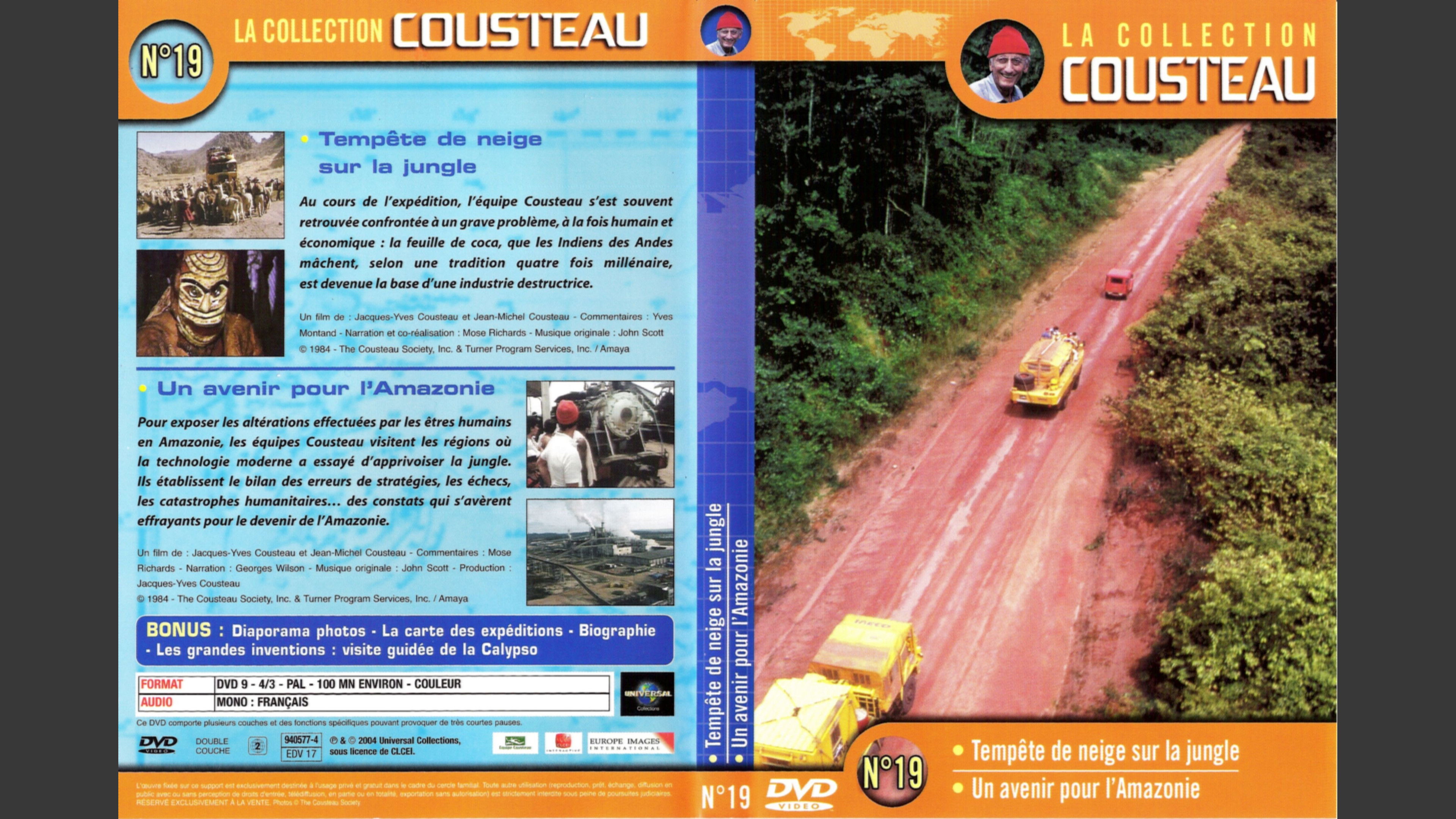 Backdrop for The Cousteau Collection N°19-1 | Amazon: Snowstorm in the Jungle