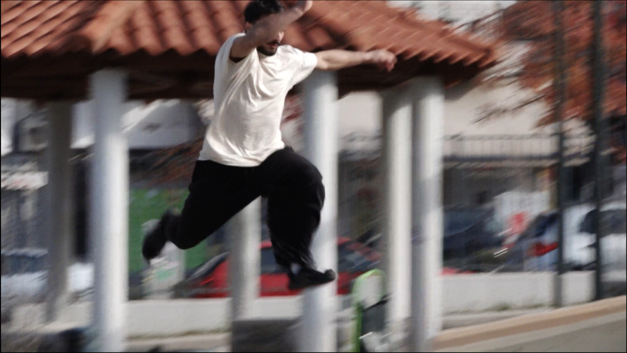 Backdrop for Rhythms of the city: Parkour in Thessaloniki