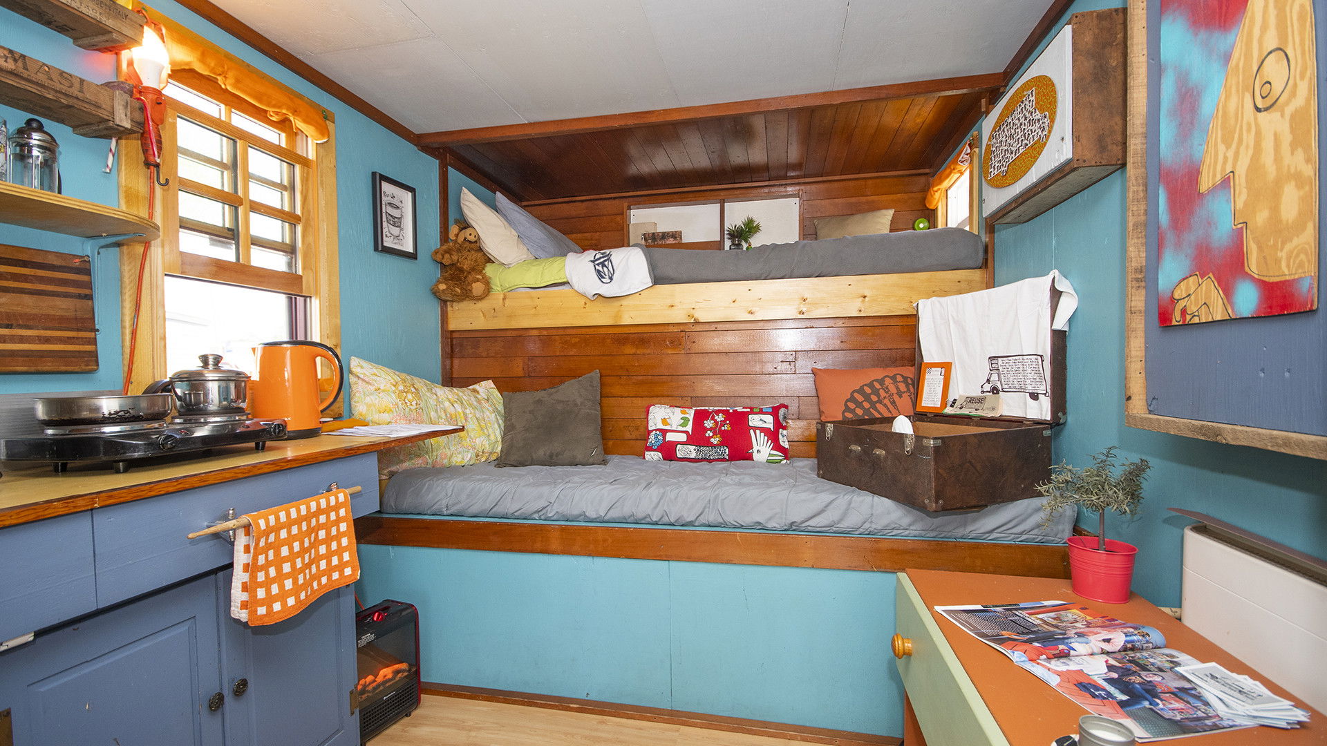 Backdrop for The Box Truck Film: Building A Reuseful Home