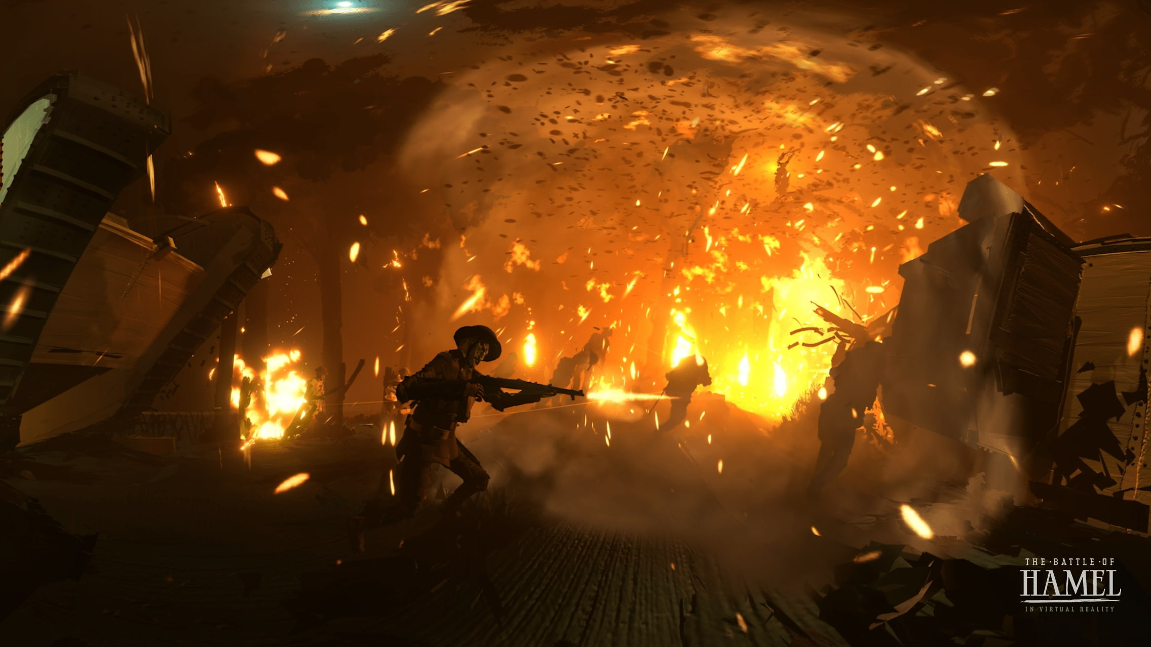 Backdrop for Battle of Hamel VR