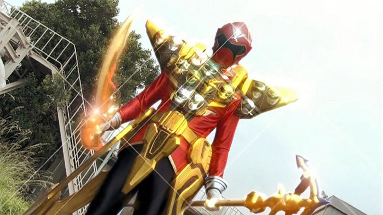Backdrop for Kaizoku Sentai Gokaiger: Let's Make an Extremely GOLDEN Show of it! The 36-Stage Gokai Change!!