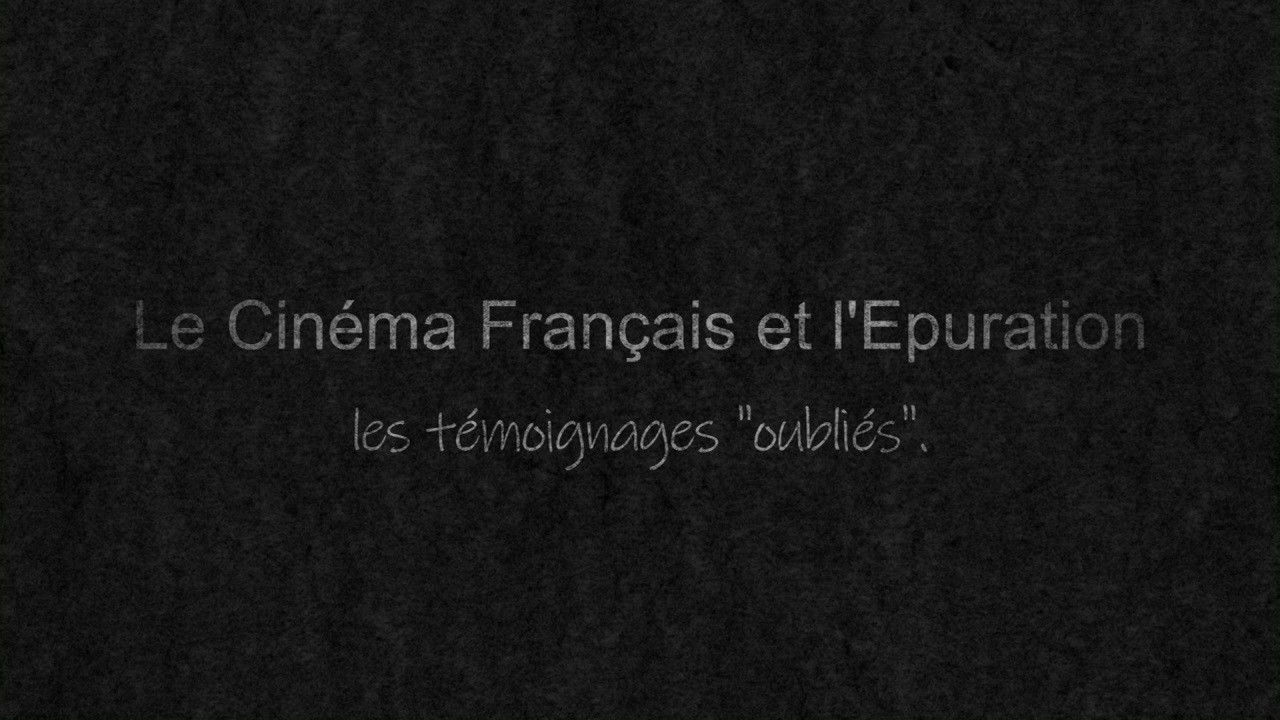 Backdrop for Le cinéma français et l'épuration