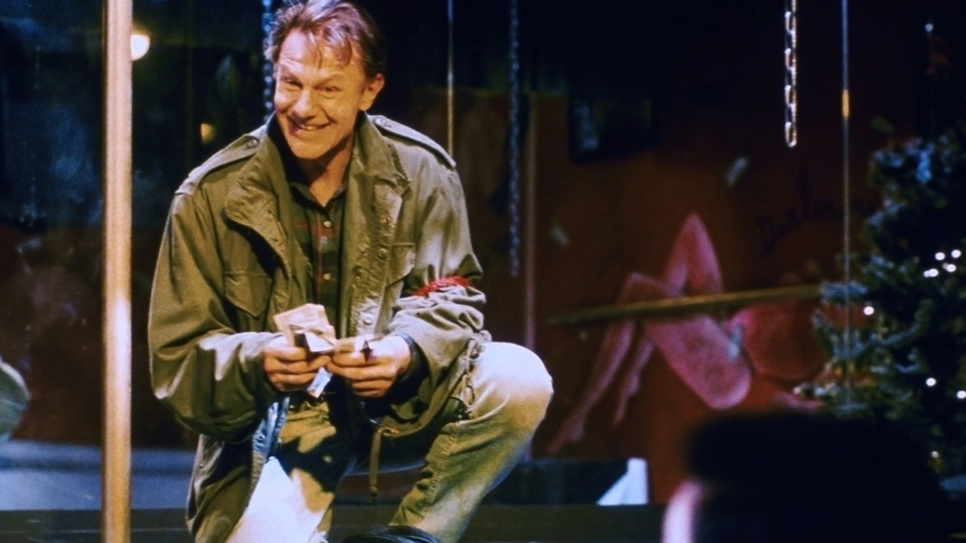 Backdrop for Headless Body in Topless Bar