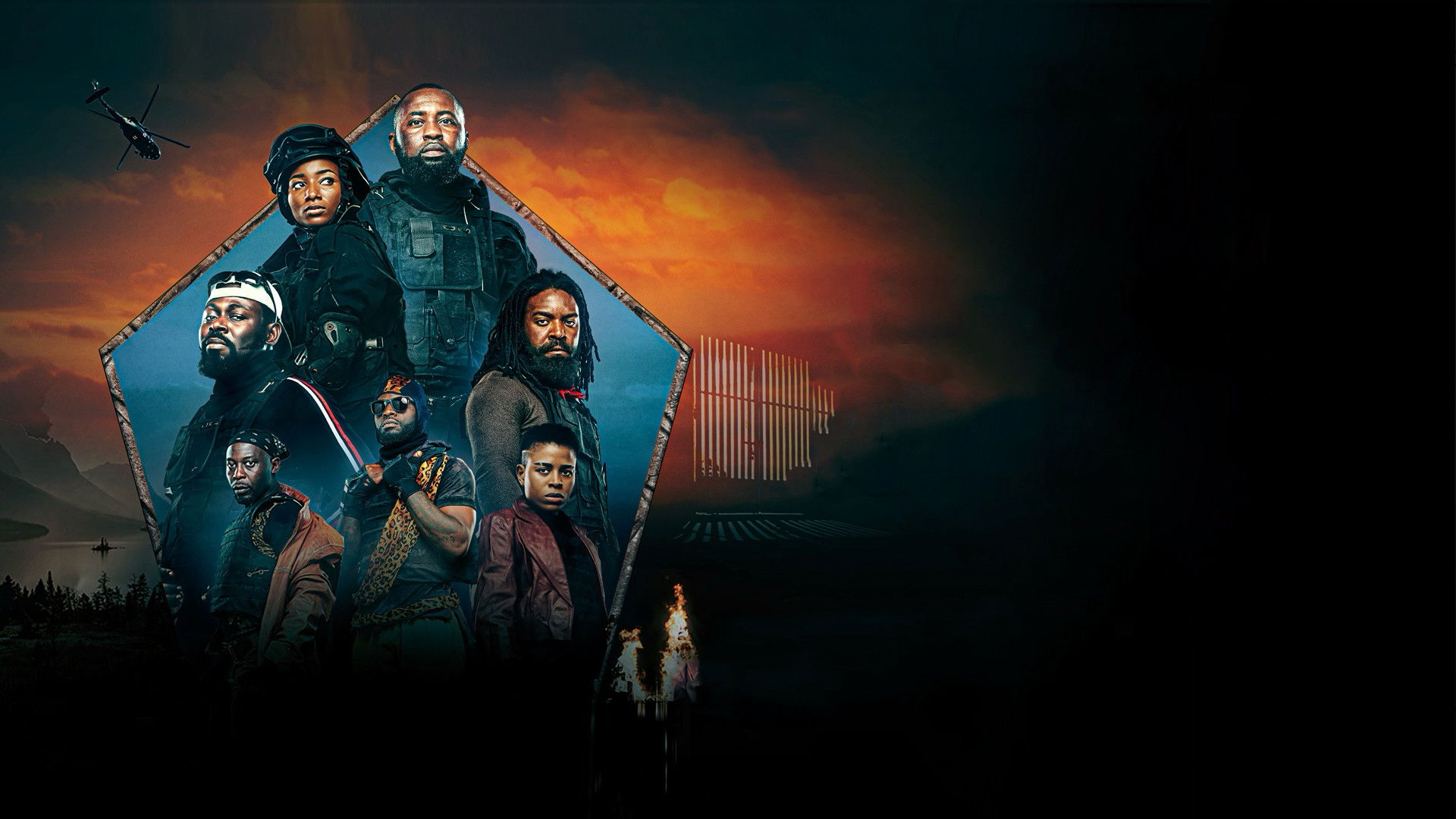 Backdrop for L'axe lourd