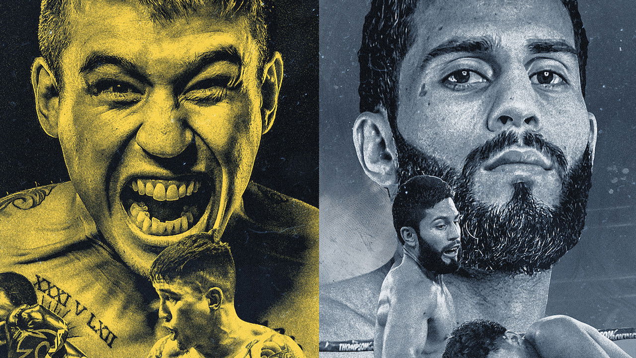 Backdrop for Steve Claggett vs. Miguel Madueno