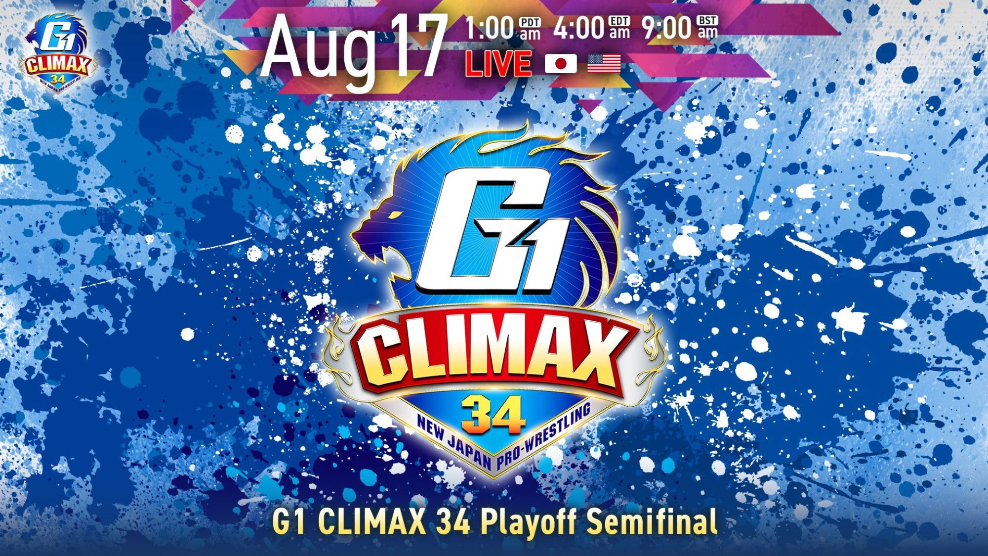 Backdrop for NJPW G1 Climax 34: Day 18