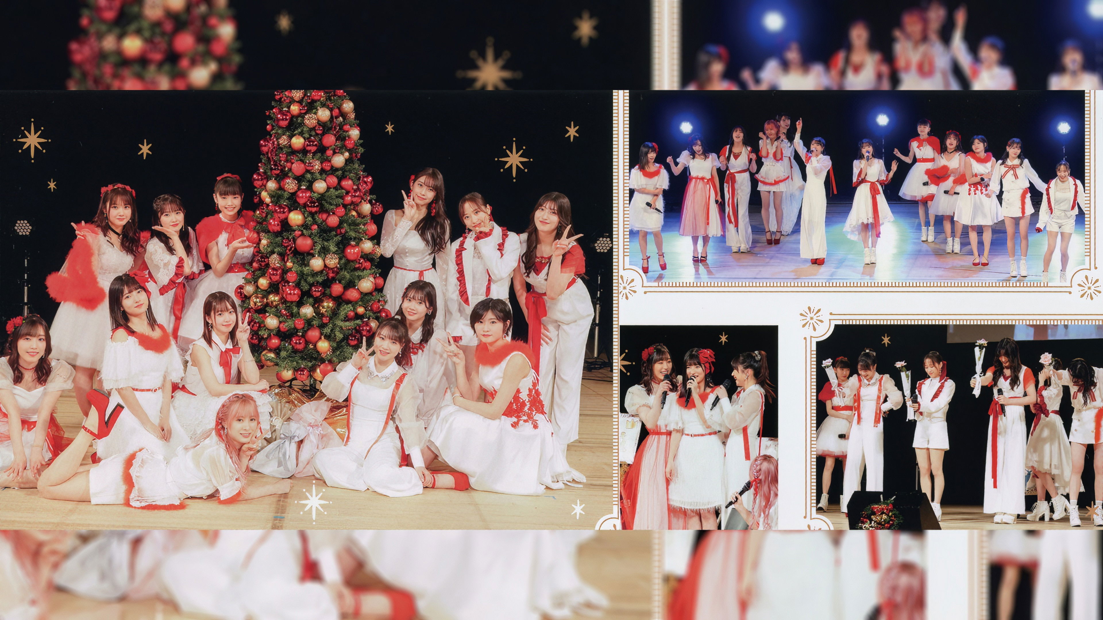 Backdrop for Morning Musume.'21 FC Event ~Musume. × FAN×Fun! × Christmas~