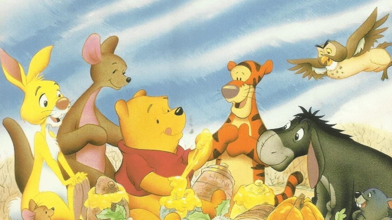Backdrop for A Winnie the Pooh Thanksgiving