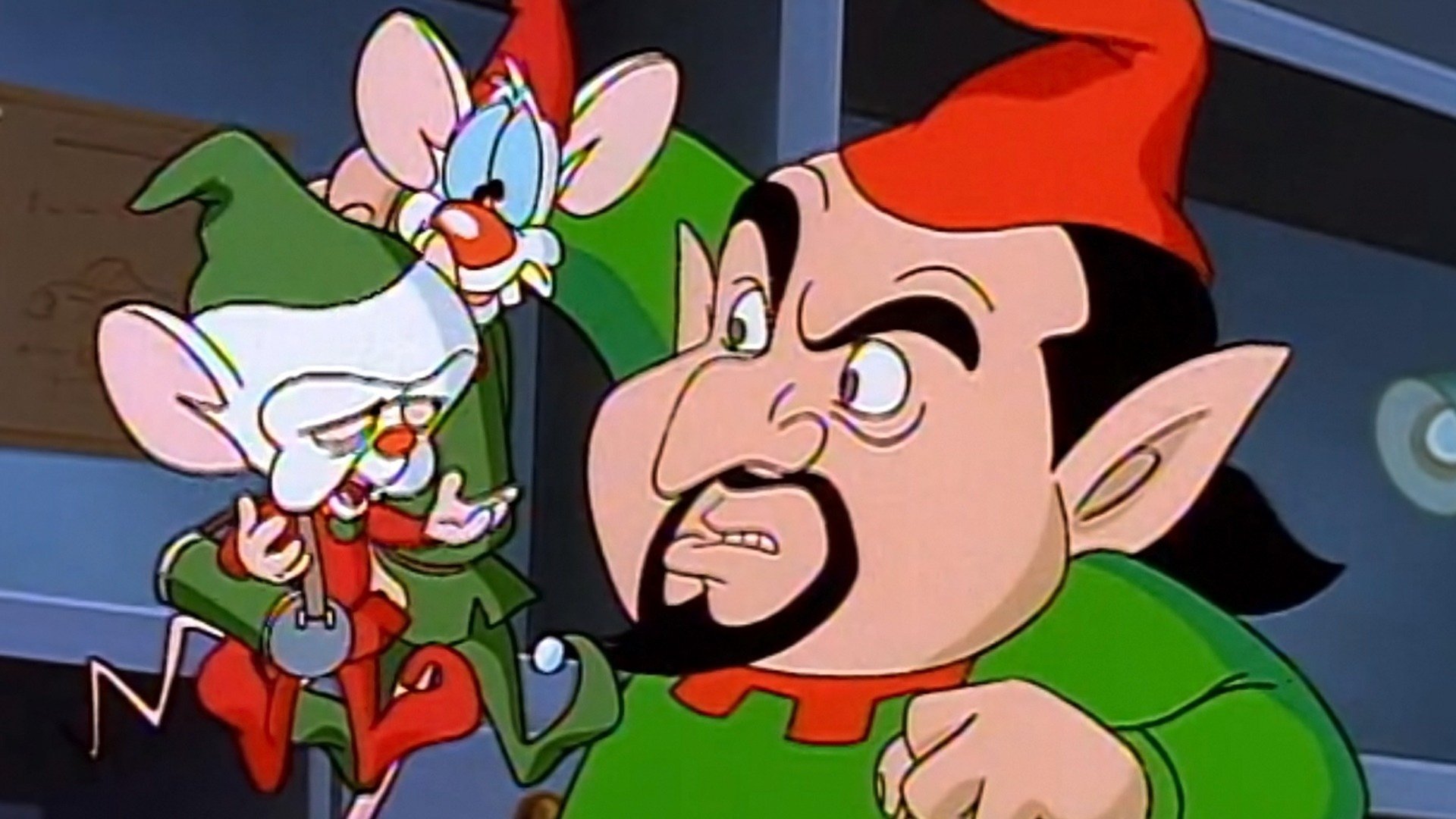Backdrop for Pinky and the Brain: A Pinky and the Brain Christmas