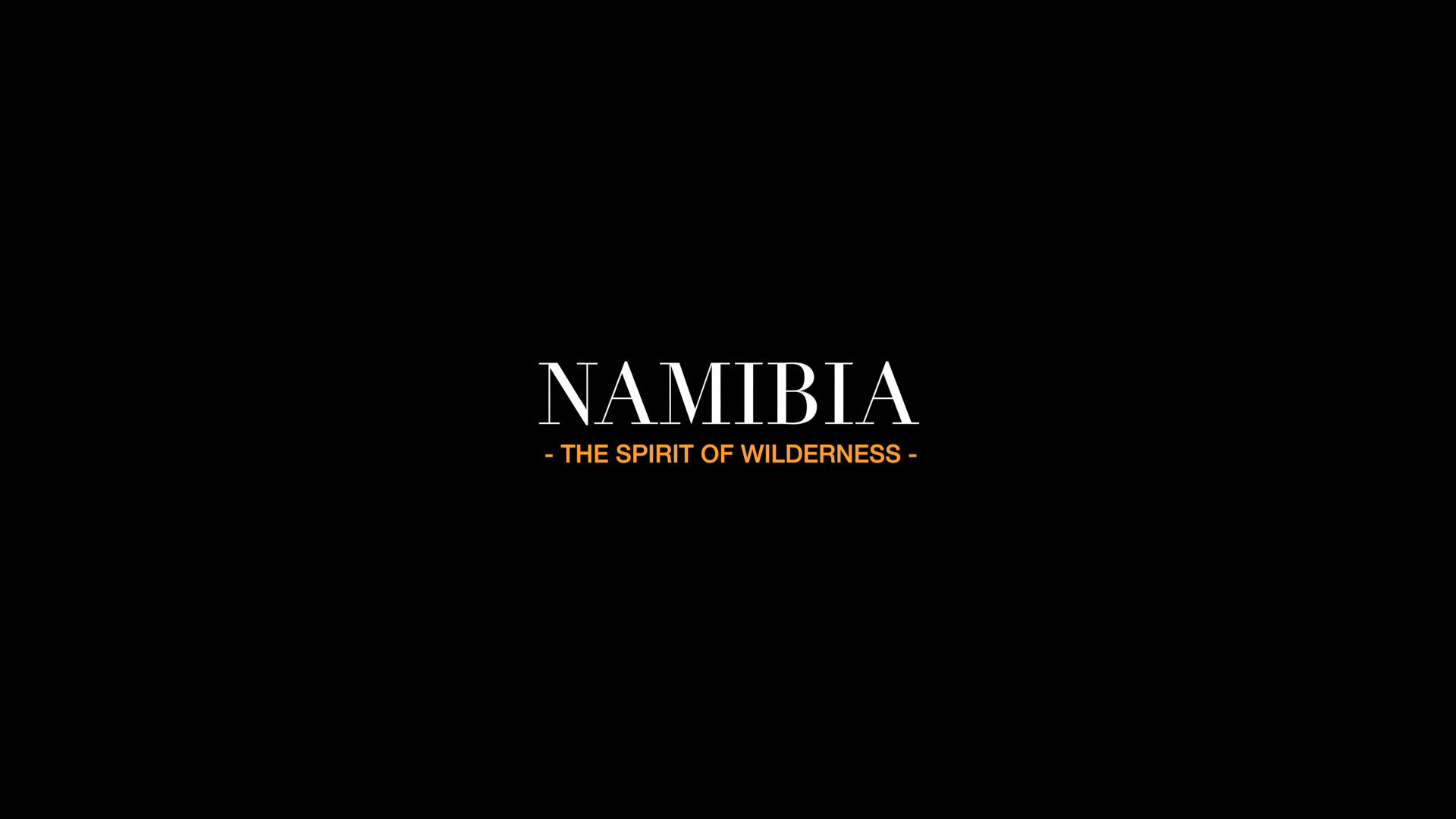 Backdrop for Namibia: The Spirit of Wilderness