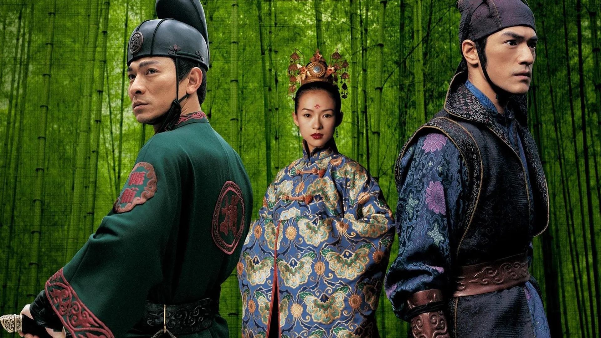 Backdrop for Making of House of Flying Daggers