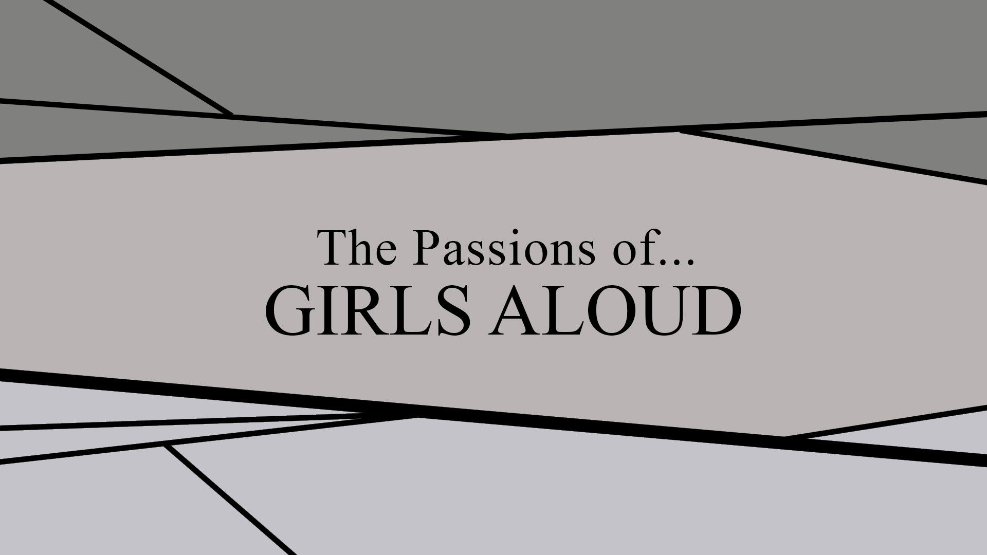 Backdrop for The Passions of Girls Aloud