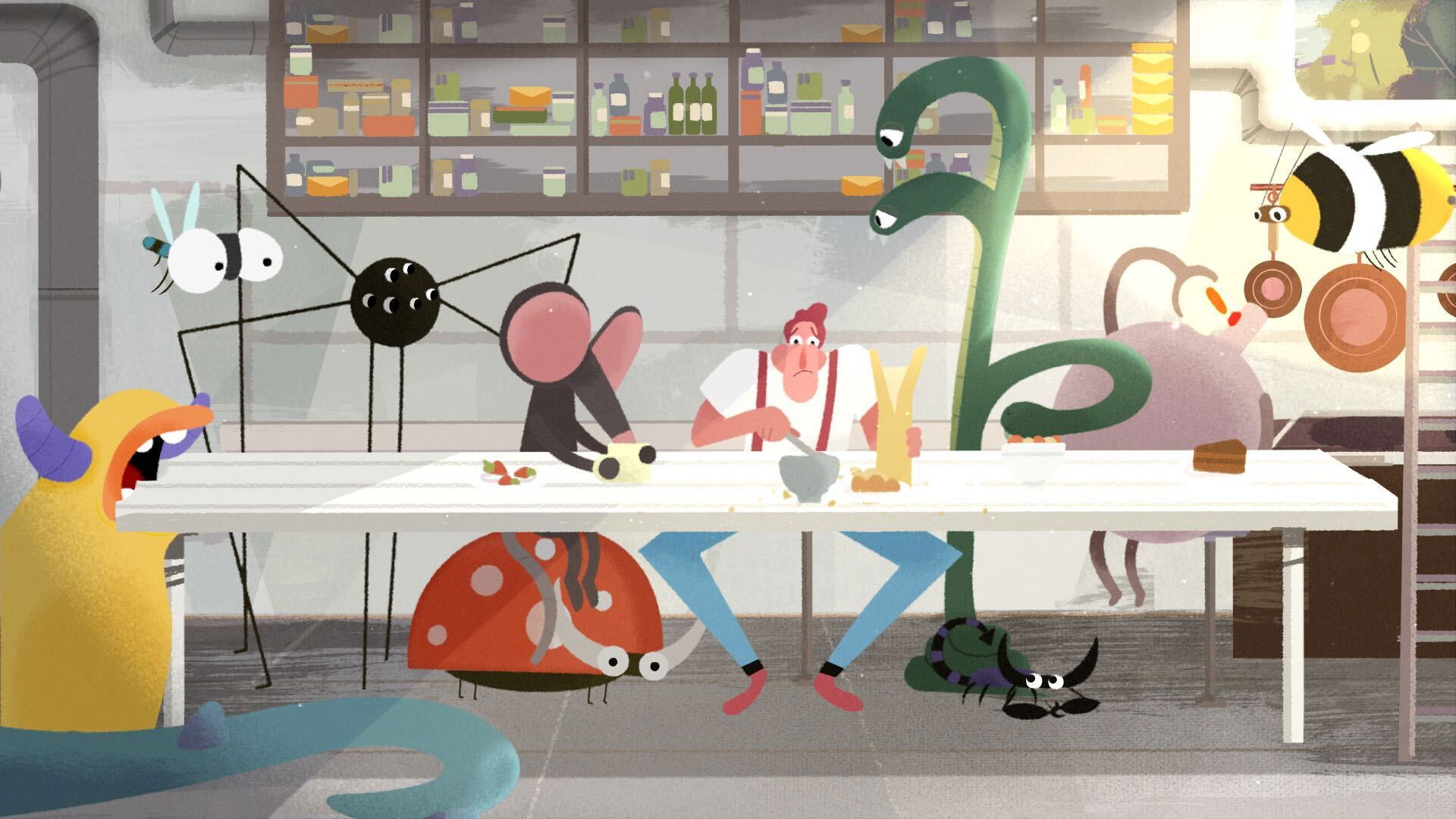 Backdrop for Shock Therapy