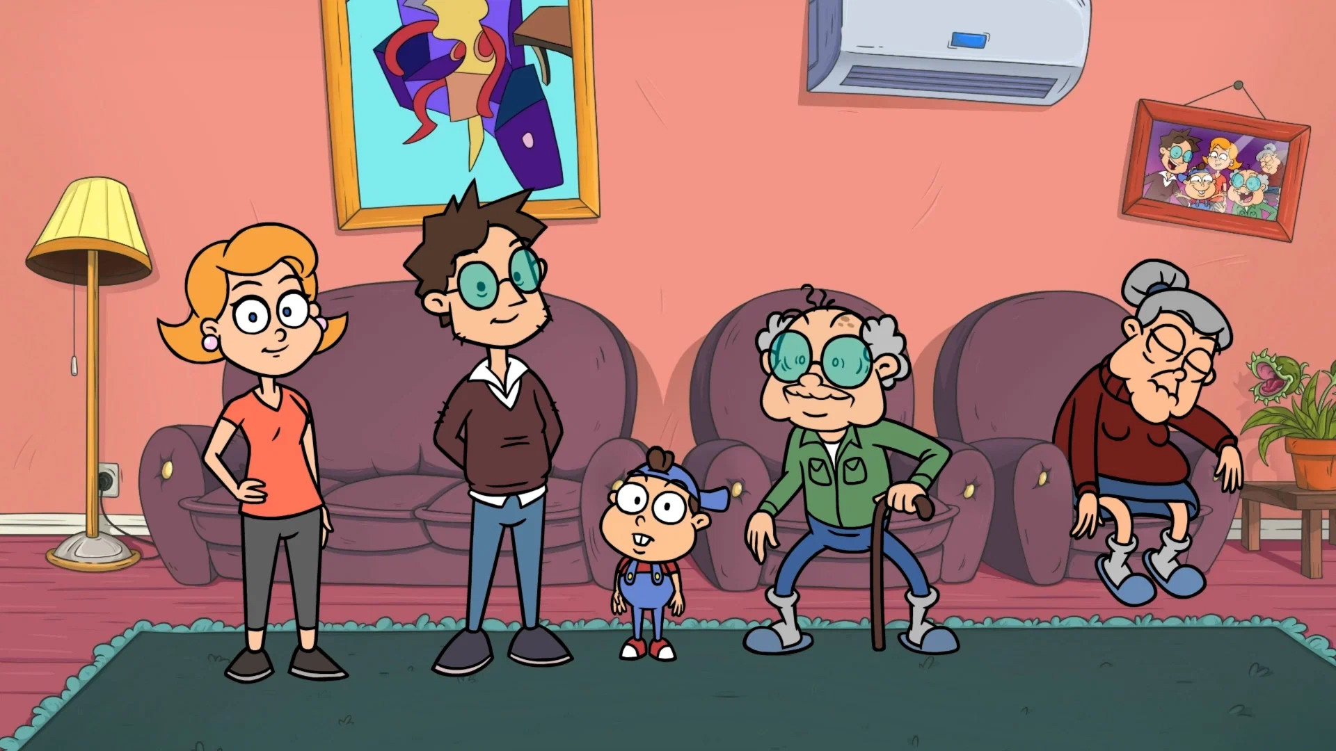 Backdrop for What the Family