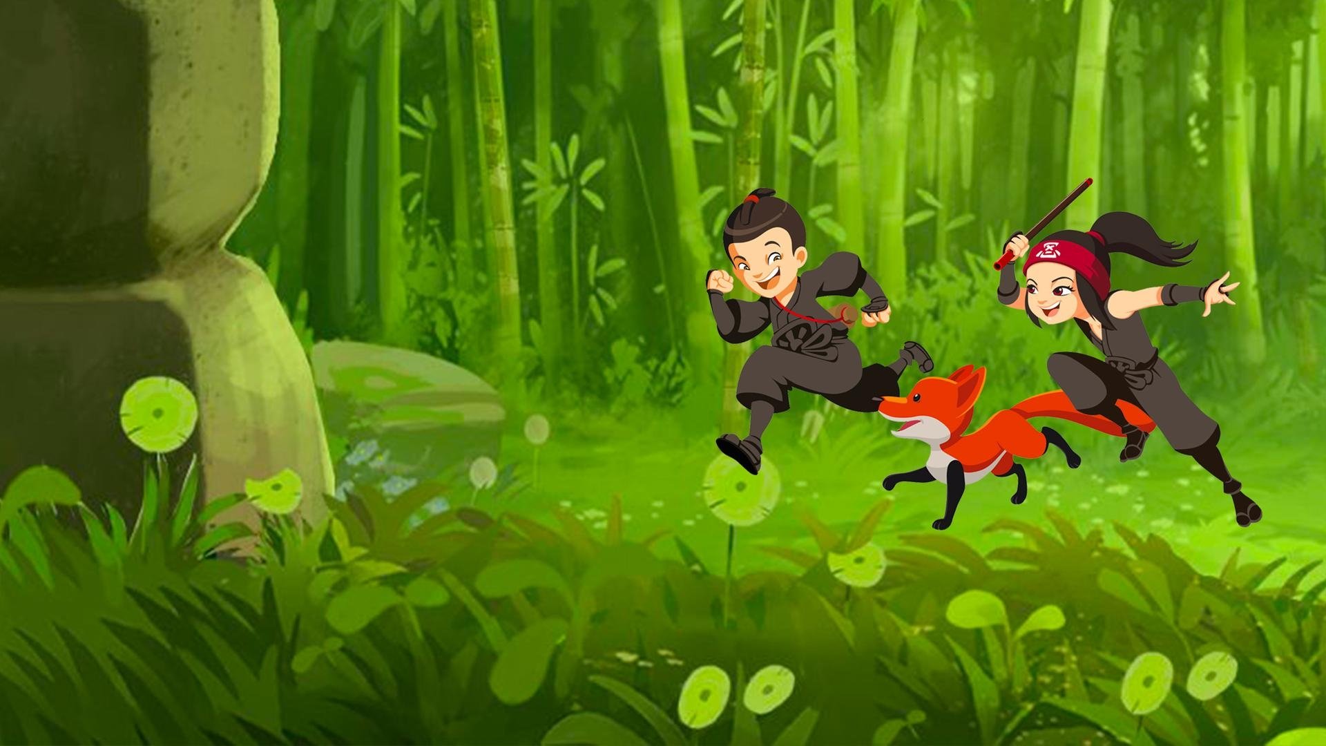 Backdrop for Mini Ninjas