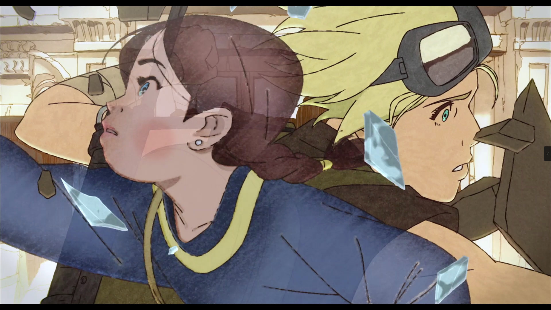 Backdrop for A Girl Meets a Boy and a Robot