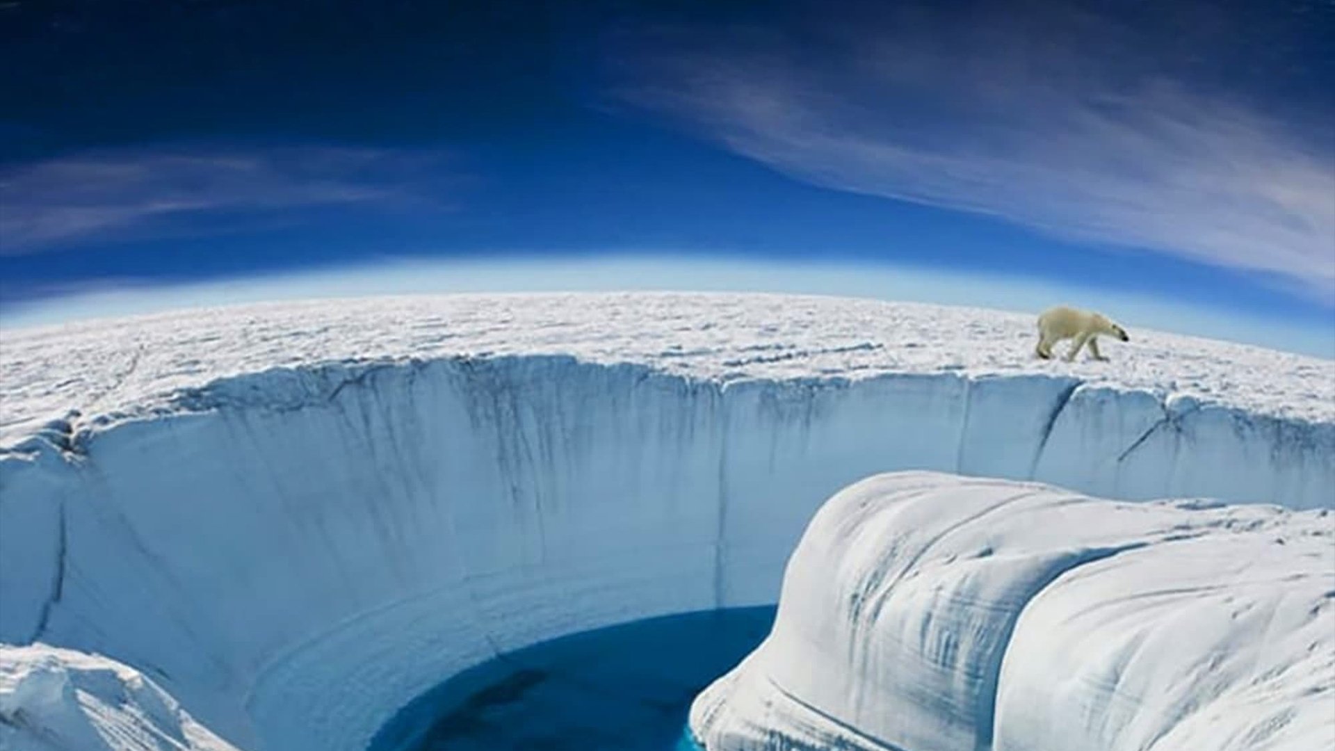 Backdrop for Frozen Planet