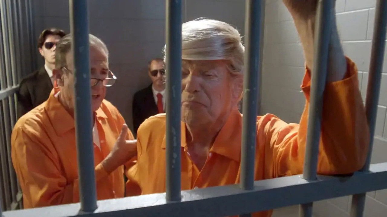 Backdrop for Prisoner Trump: The Don of Cell Block B