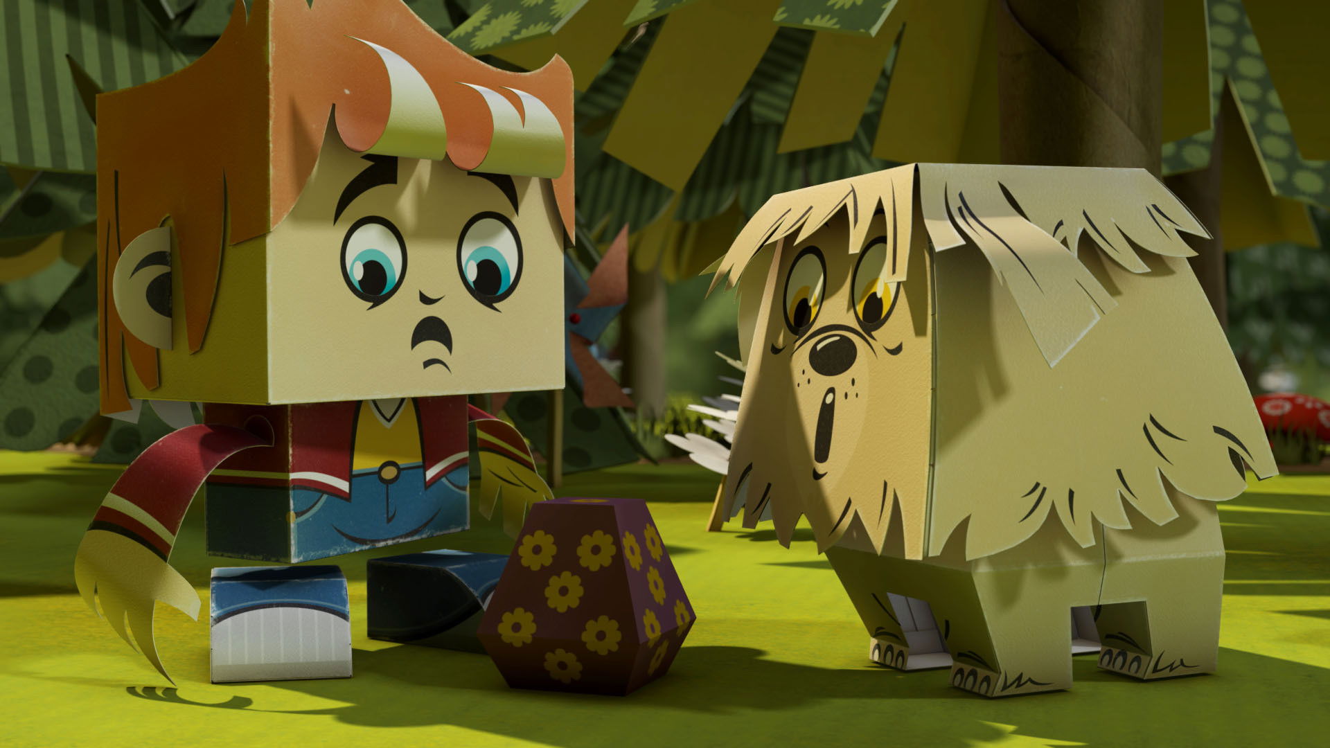 Backdrop for Boxi, a kincs nyomában