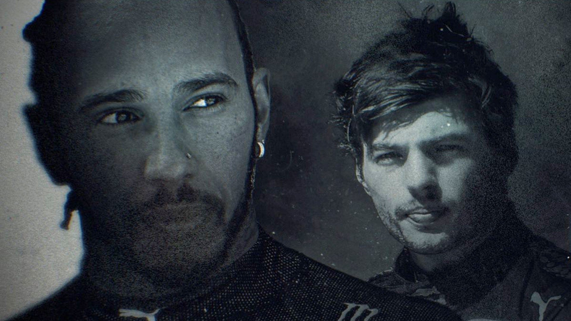 Backdrop for Duel: Hamilton vs Verstappen