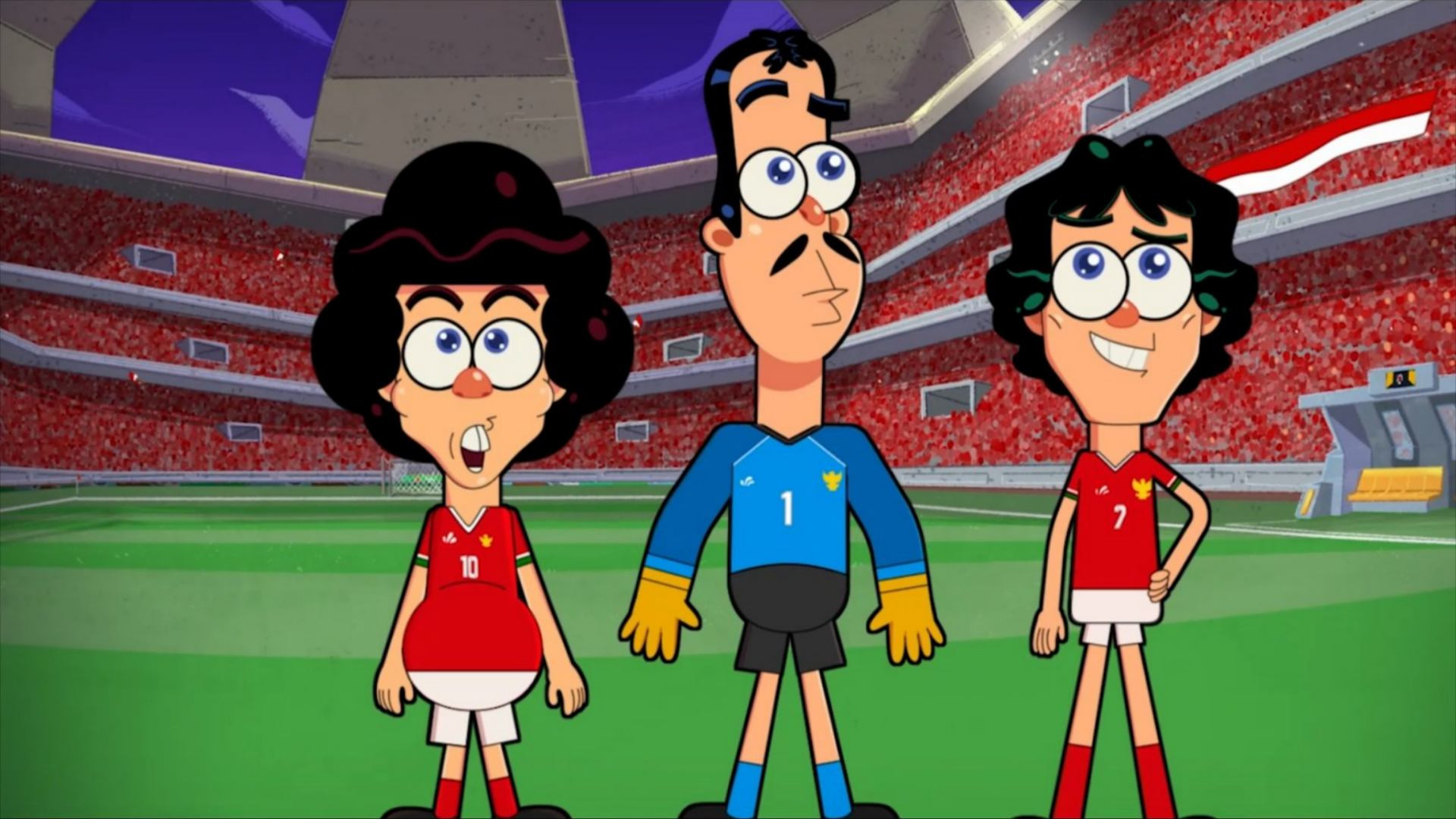 Backdrop for Warkop DKI Kartun