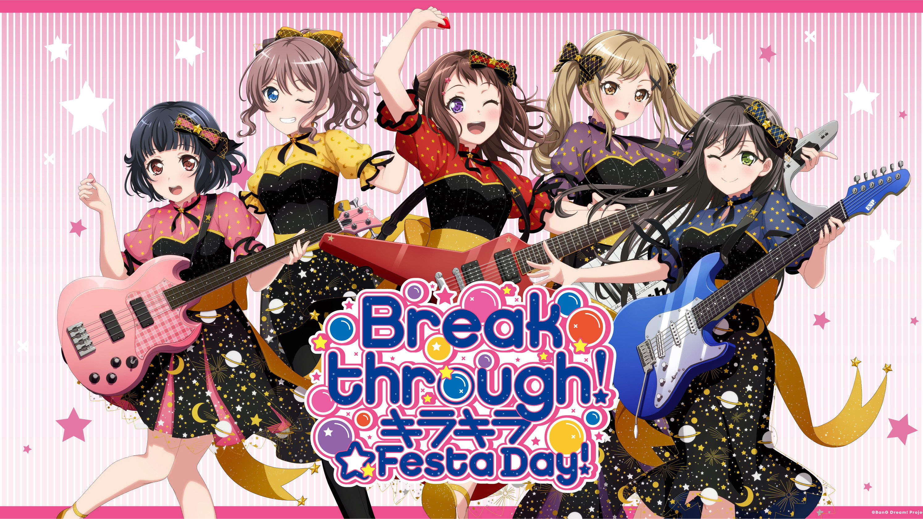 Backdrop for BanG Dream! 8th☆LIVE「Breakthrough!」 DAY1:キラキラ☆Festa Day!