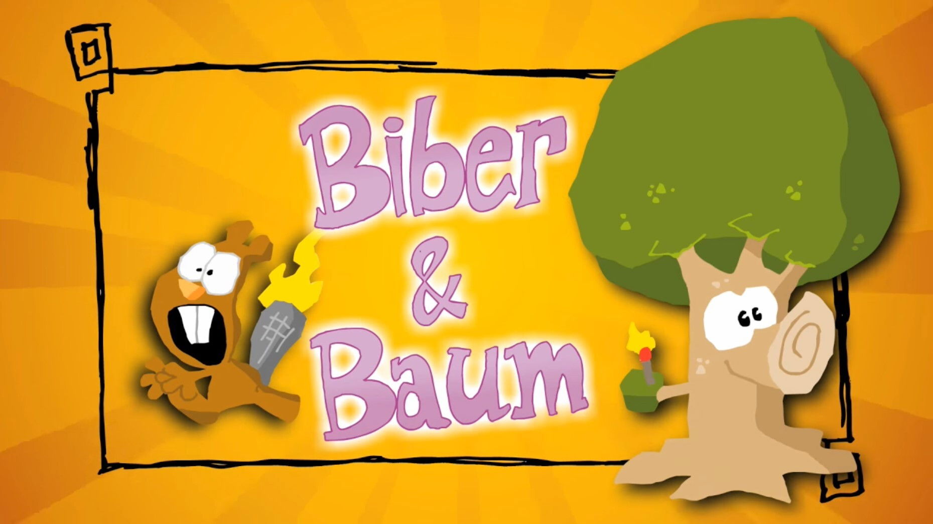 Backdrop for Biber und Baum