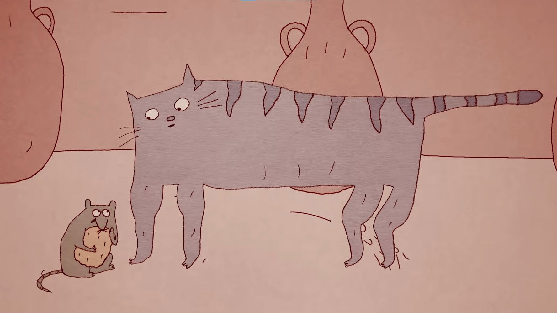 Backdrop for The History of the World According to Cats