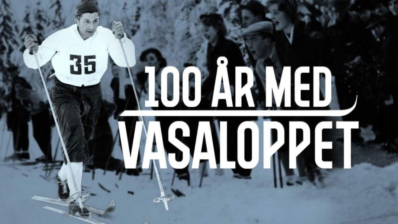 Backdrop for 100 år med Vasaloppet