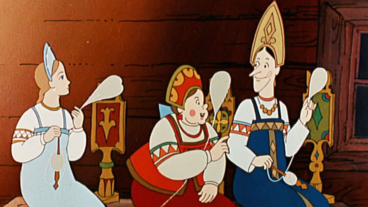 Backdrop for The Tale of Tsar Saltan