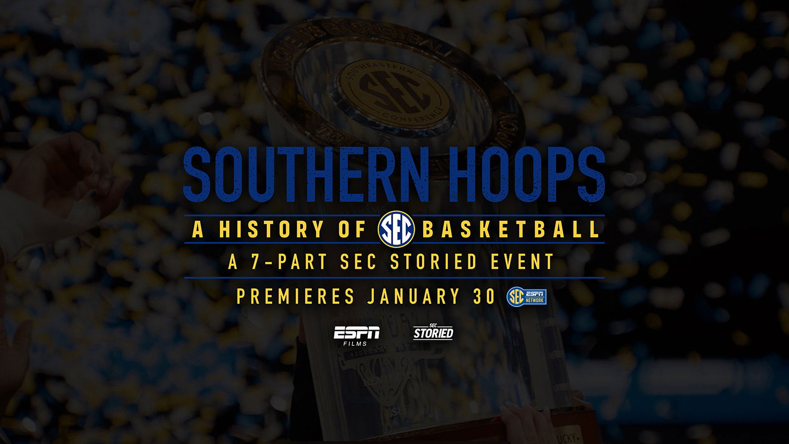 Backdrop for Southern Hoops: A History of SEC Basketball