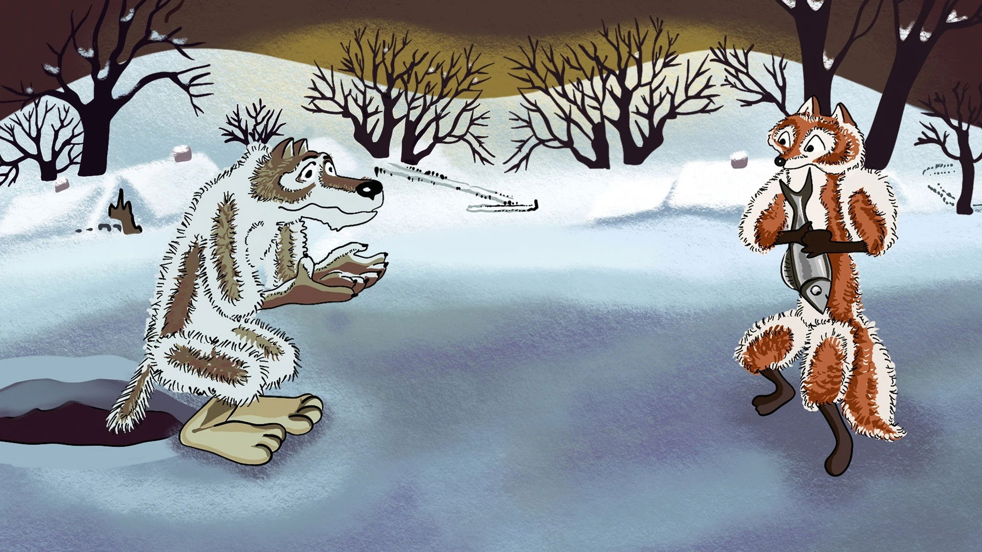 Backdrop for The Big Wolf - The Grey Tail