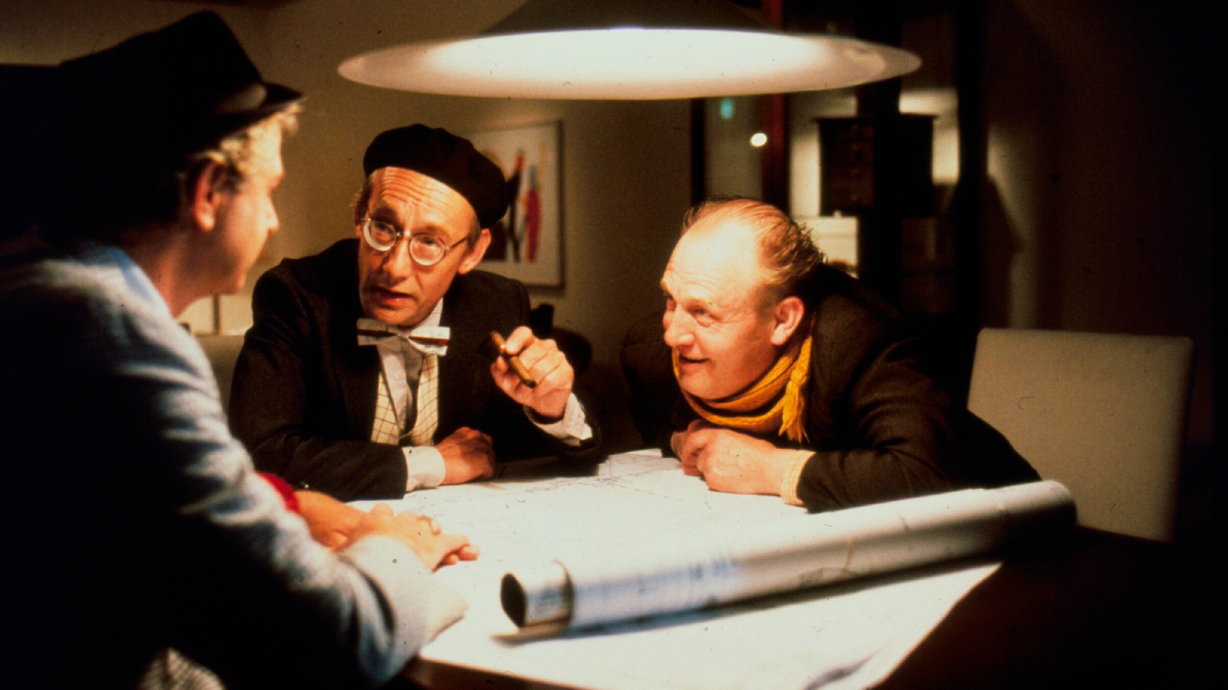 Backdrop for The Jönsson Gang Turns Up Again